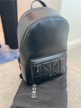 PEDRO  Quilted Front-Pocket  Backpack